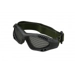 ACM Protective goggles with steel net - black